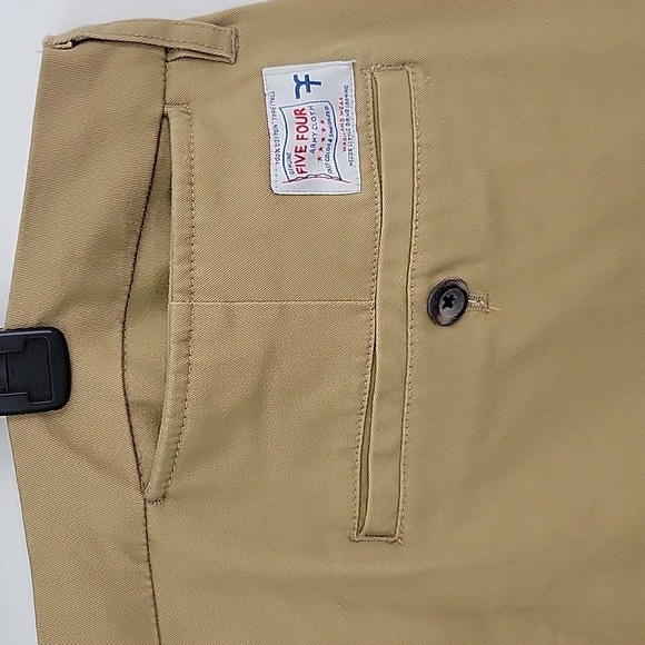 Five four Men's pants Straight cut khaki color - Picture 6 of 14